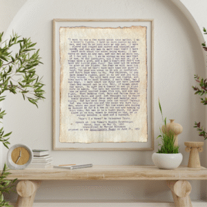 Aint I A Woman by Sojourner Truth