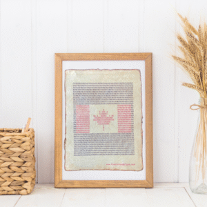 The flag of Canada