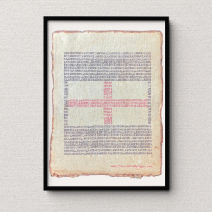 The flag of England