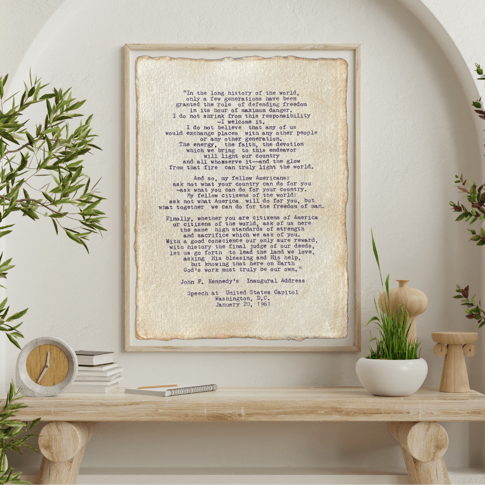 Inaugural Address by John F. Kennedy