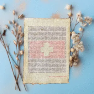 The flag of Switzerland