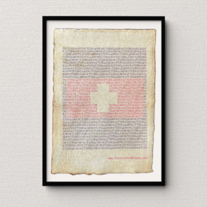The flag of Switzerland