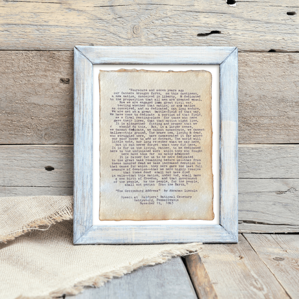 The Gettysburg Address by Abraham Lincoln