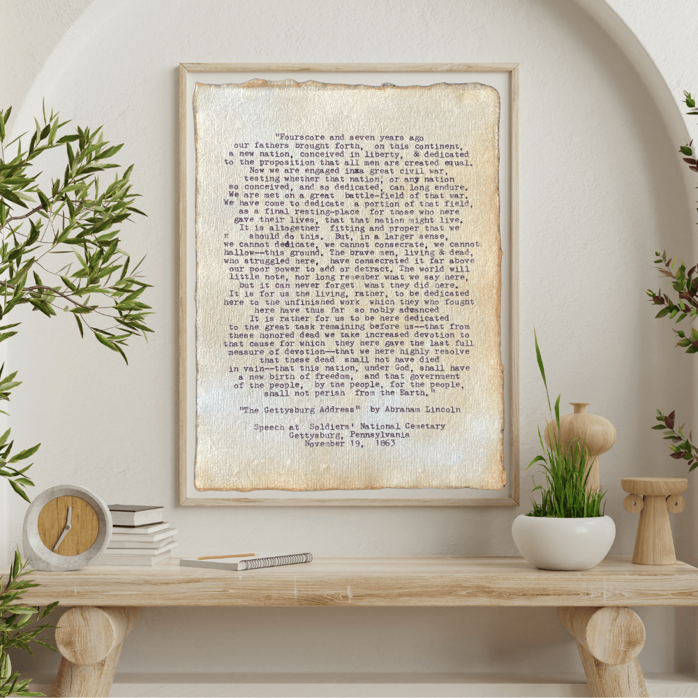 The Gettysburg Address by Abraham Lincoln