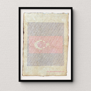 The flag of Turkiye